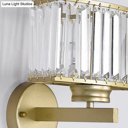 Modern gold crystal wall lamp hallway lighting 220v-240v