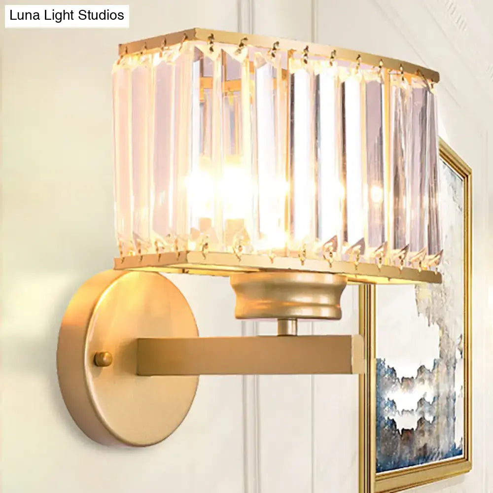 Modern gold crystal wall lamp hallway lighting 220v-240v