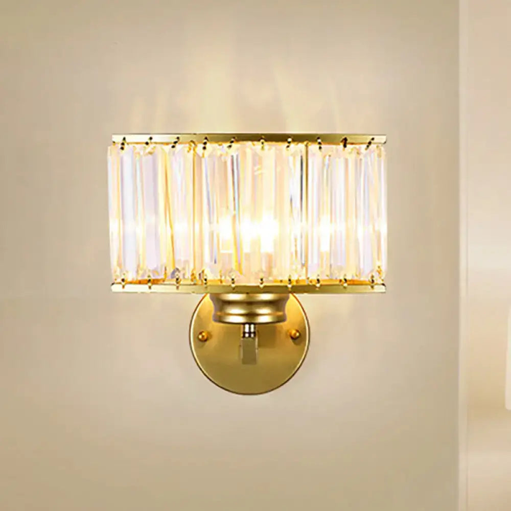 Modern gold crystal wall lamp hallway lighting 220v-240v
