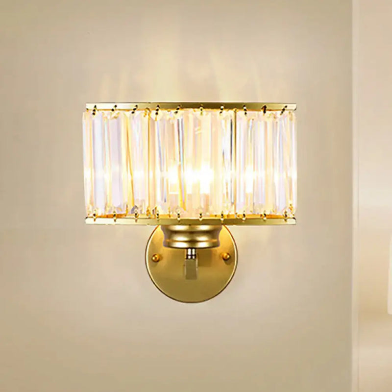 Modern gold crystal wall lamp hallway lighting 220v-240v