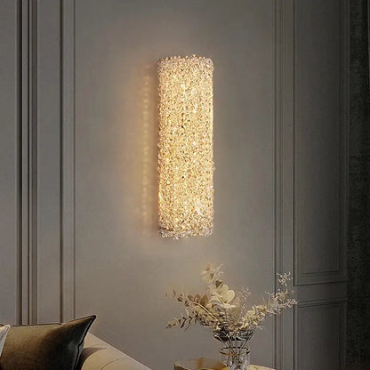 Modern gold crystal wall lights sconce – bedroom night light