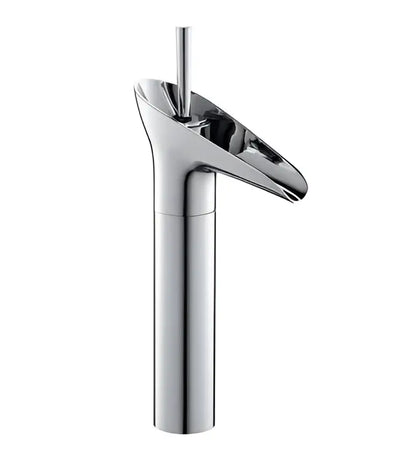 Modern gold crystal wine glass basin faucet bathroom waterfall design