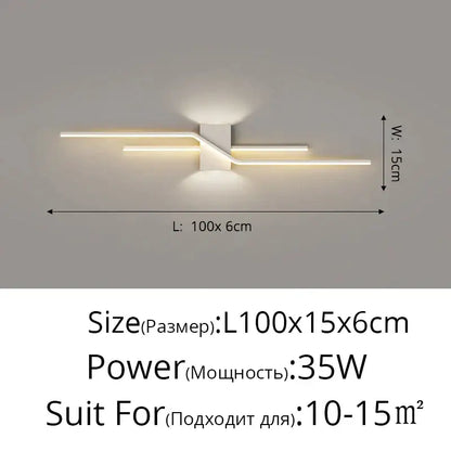 Modern gold curved led wall lamp bedroom ambient light