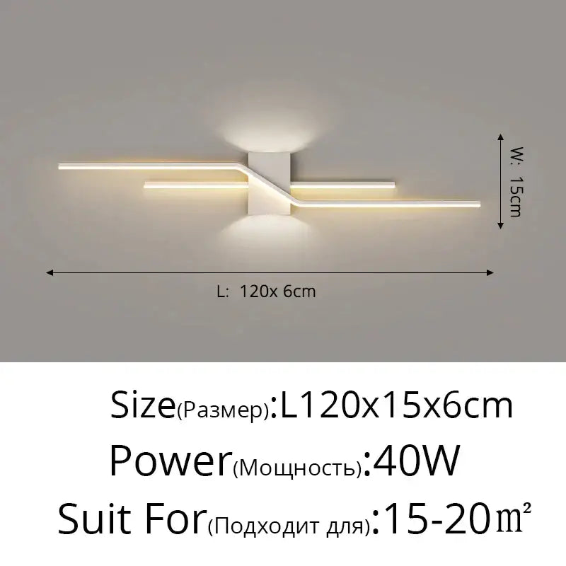 Modern gold curved led wall lamp bedroom ambient light