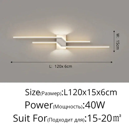Modern gold curved led wall lamp bedroom ambient light