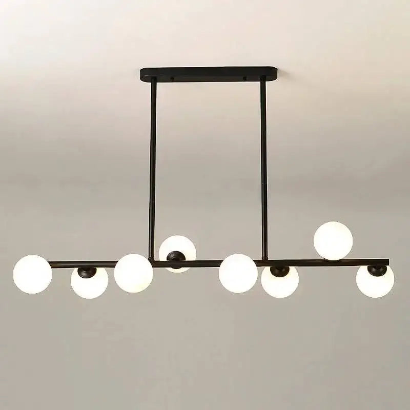 Modern gold bubble ball led hanging chandelier dining room