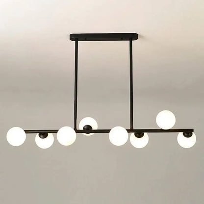 Modern gold bubble ball led hanging chandelier dining room