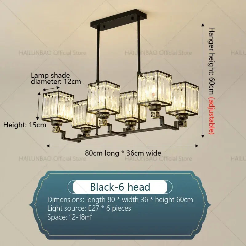 Modern gold crystal chandelier for living room