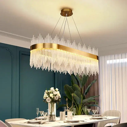 Modern gold decorbites crystal chandelier for living room