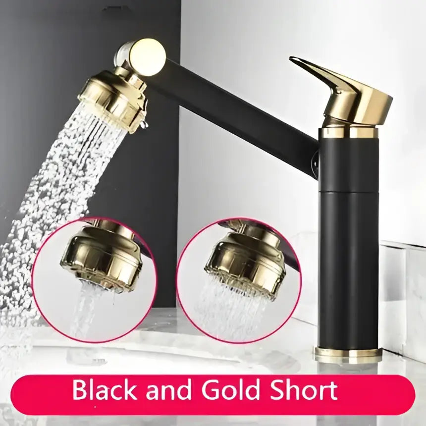 Modern gold detachable spray sink faucet kitchen bathroom sink faucet
