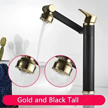 Modern gold detachable spray sink faucet kitchen bathroom sink faucet