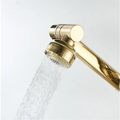 Modern gold detachable spray sink faucet kitchen bathroom sink faucet