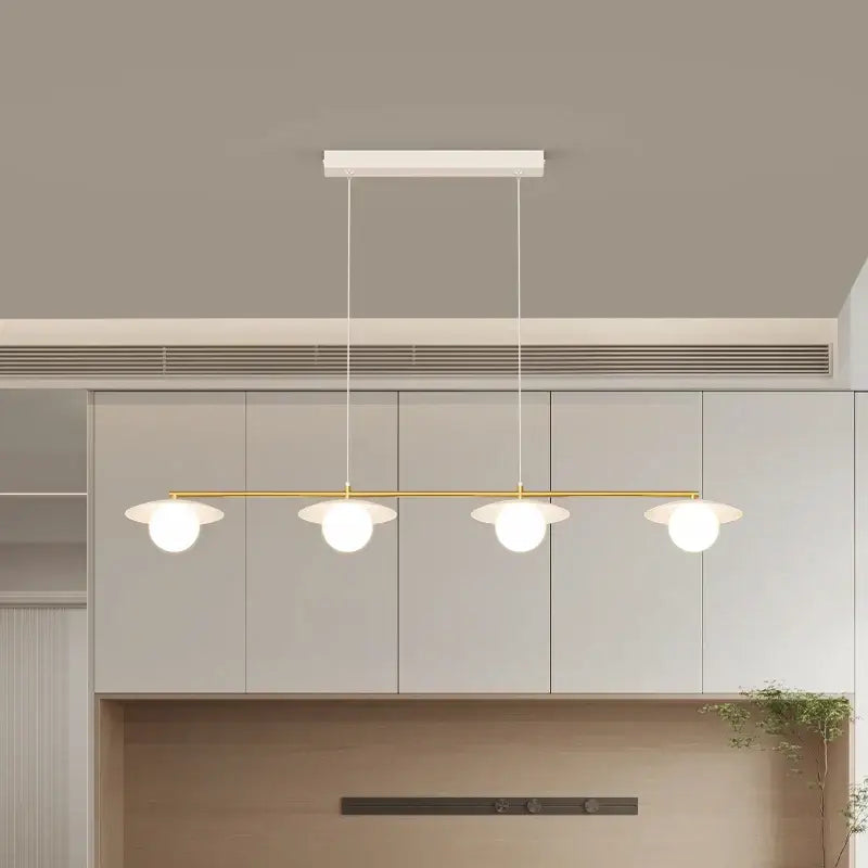 Modern gold dimmable led ceiling chandelier for dining room