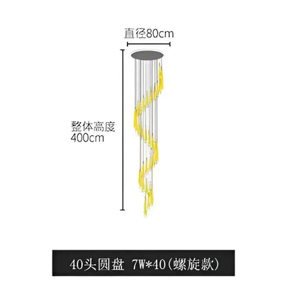 Modern gold elegant led ring chandelier living room pendant light