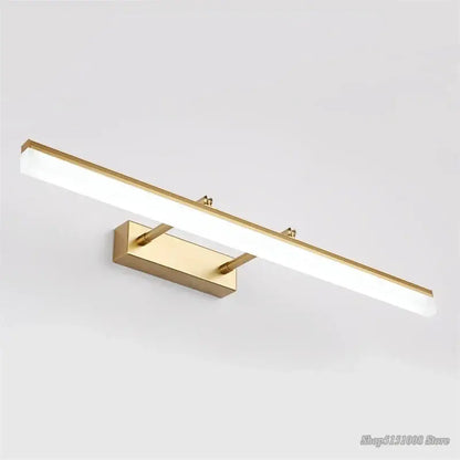 Modern gold elegant vanity led lights bathroom wall sconce