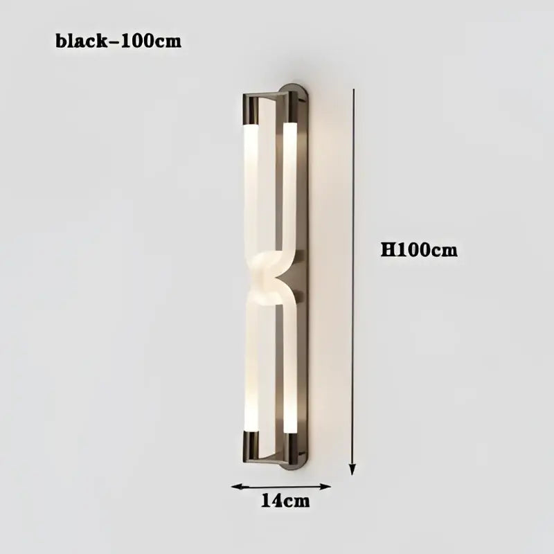 Modern gold elegant wall mounted light bedroom glass sconce