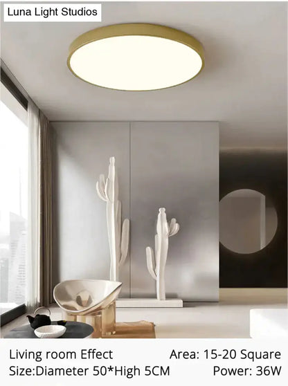 Modern gold faceted light fixtures – living room surface mounted lamp