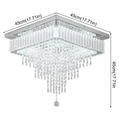 Modern gold five ring crystal ceiling chandelier dining room light