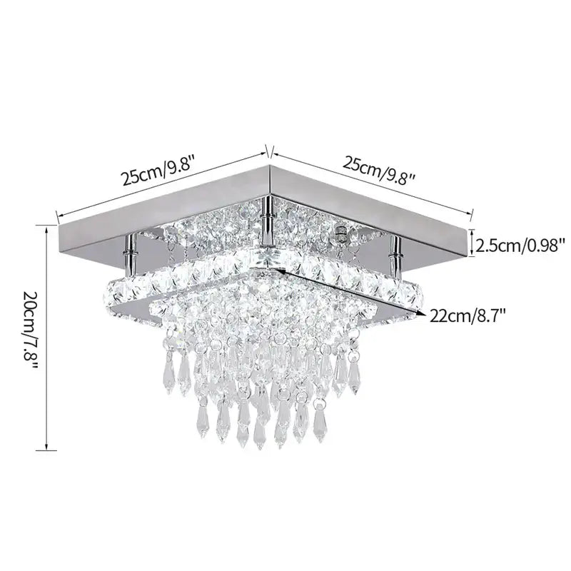 Modern gold five ring crystal ceiling chandelier dining room light