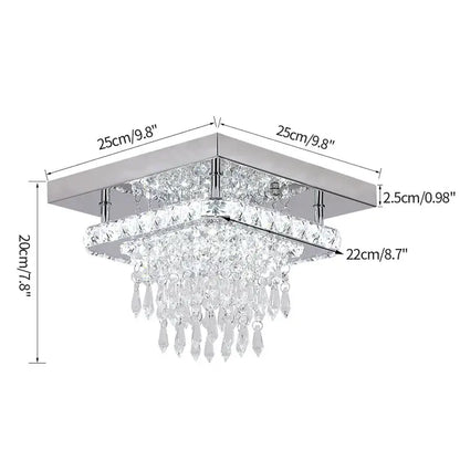 Modern gold five ring crystal ceiling chandelier dining room light