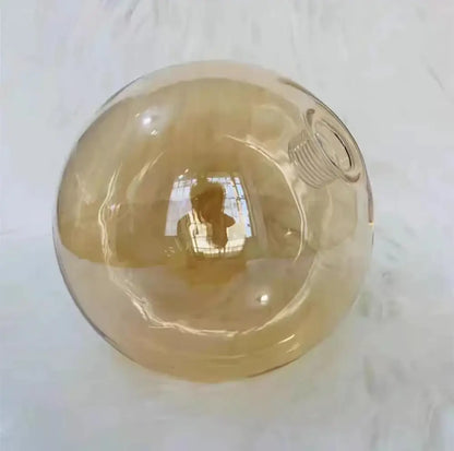 Modern gold glass ball led chandelier for kitchen and dining room