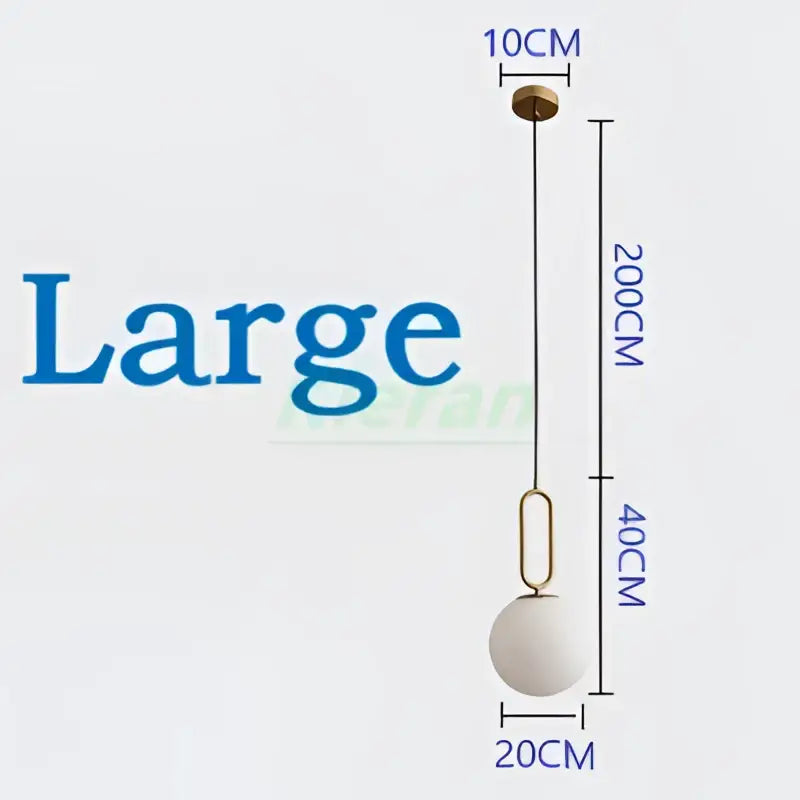 Modern gold glass ball led chandelier for living room