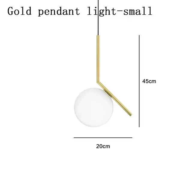 Modern gold glass ball led chandelier light living room floor lamp