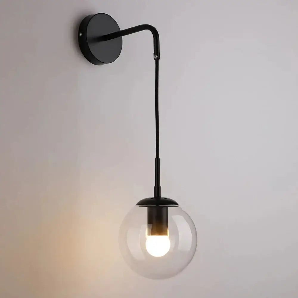 Modern gold glass ball pendant chandelier dining room art lighting