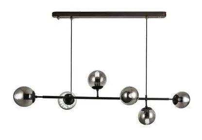 Modern gold glass ball pendant chandelier dining room art lighting