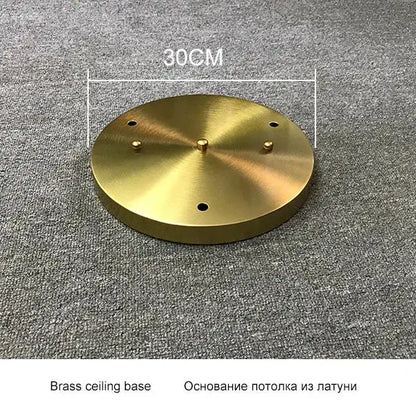 Modern gold glass ball pendant light dining room 3 light fixture