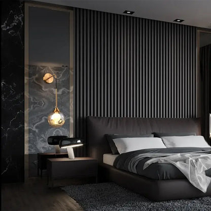 Modern gold glass ball wall sconce bedroom teardrop lamp