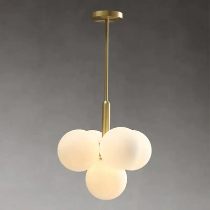Modern gold glass balls chandelier for dining room