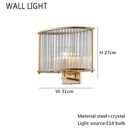 Modern gold glass bar chandelier living room luxury lighting