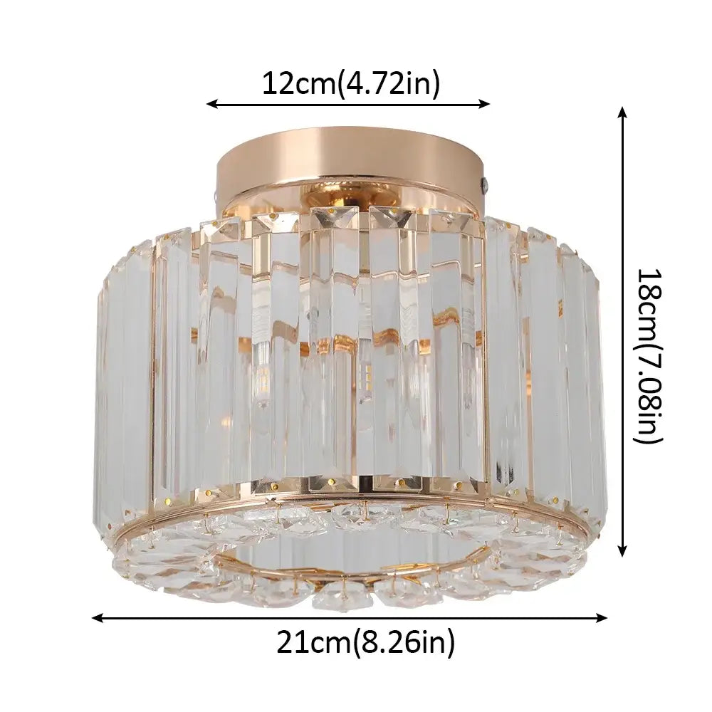 Modern gold glass led chandelier ceiling light for dining room