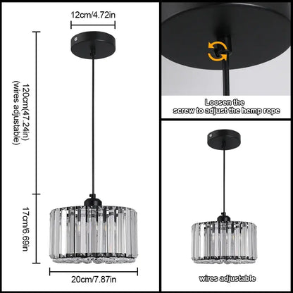 Modern gold glass led chandelier ceiling light for dining room