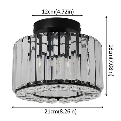 Modern gold glass led chandelier ceiling light for dining room