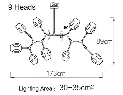 Modern gold glass pendant lights for dining room