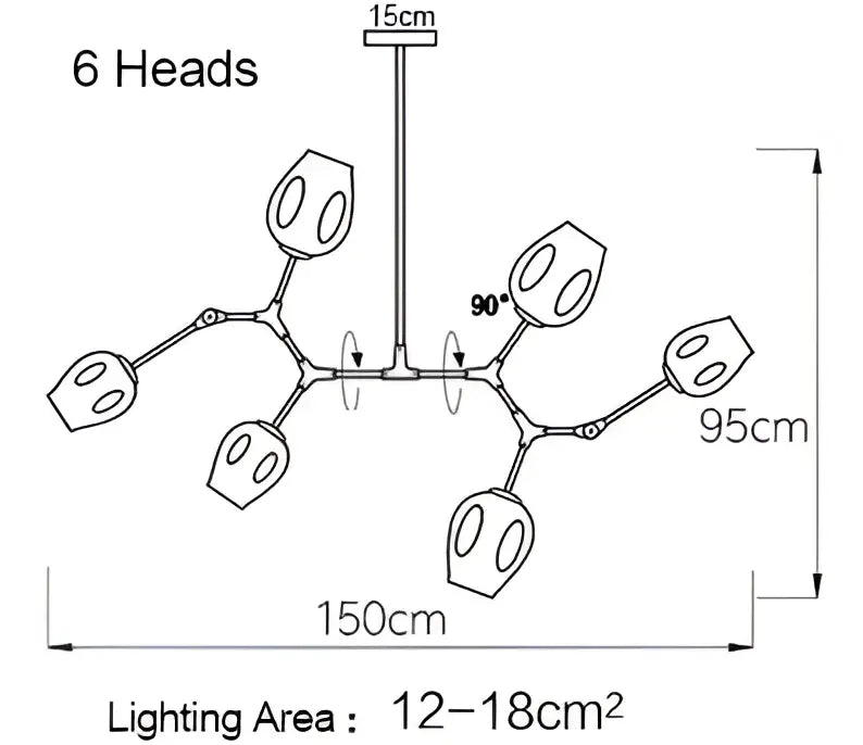 Modern gold glass pendant lights for dining room