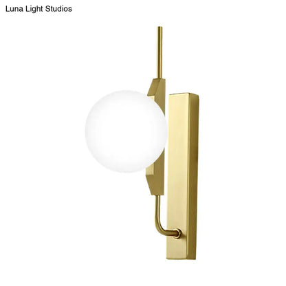 Modern gold globe wall sconce living room 110v-120v light