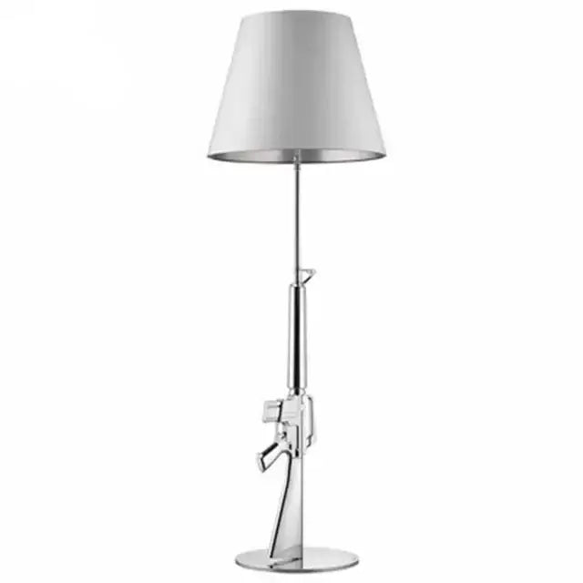 Modern gold gun floor lamp living room gun floor light