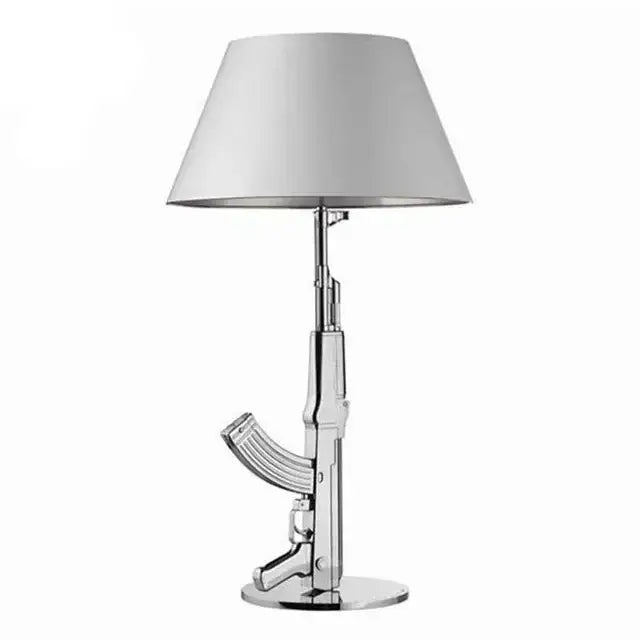 Modern gold gun floor lamp living room gun floor light