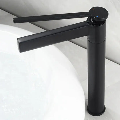 Modern gold high arc brass deck mounted basin faucet bathroom mixer