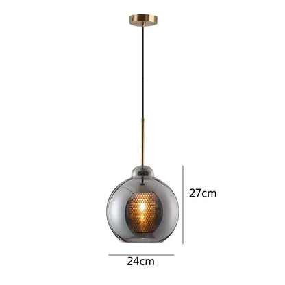 Modern gold honeycomb glass pendant lights dining room fixtures