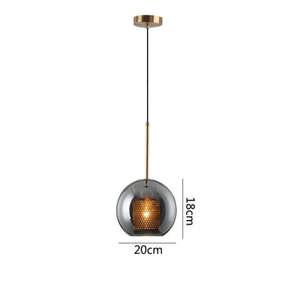 Modern gold honeycomb glass pendant lights dining room fixtures