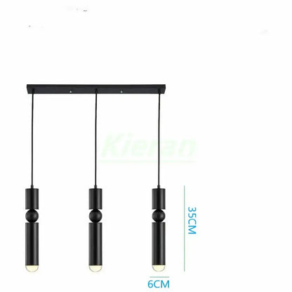 Modern gold iron art led pendant light living room