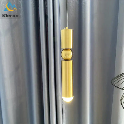 Modern gold iron art led pendant light living room