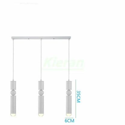 Modern gold iron art led pendant light living room