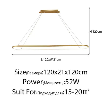 Modern gold iron dining chandelier ceiling lamp for kitchen
