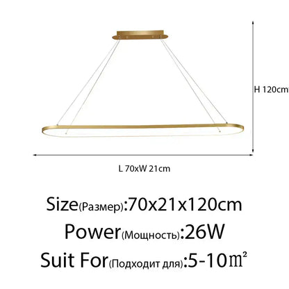 Modern gold iron dining chandelier ceiling lamp for kitchen