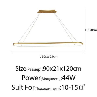 Modern gold iron dining chandelier ceiling lamp for kitchen